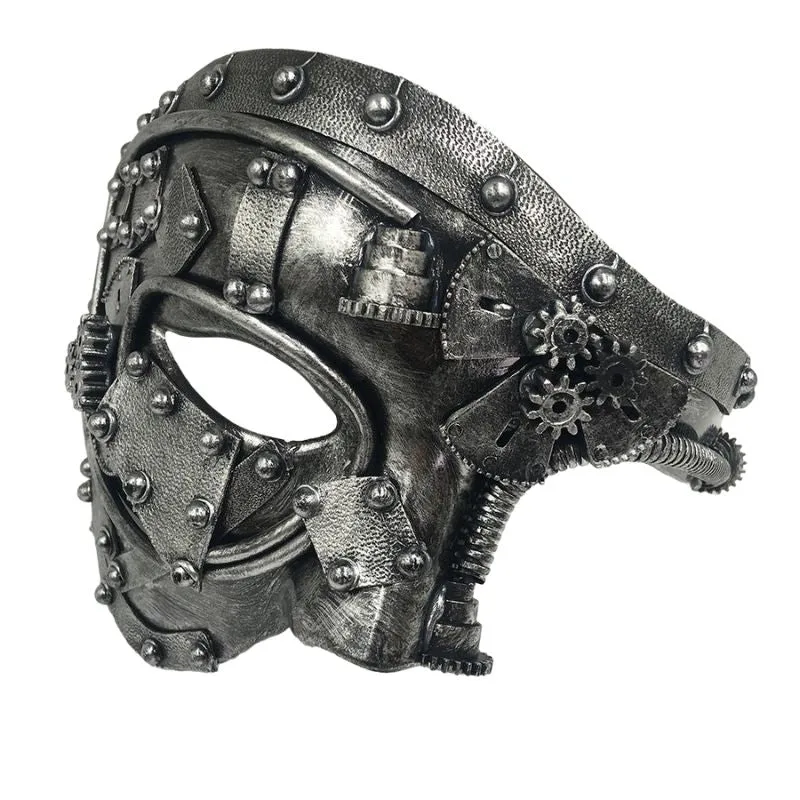 Ansicht 2 — Steampunk-Maske – Venezianisch