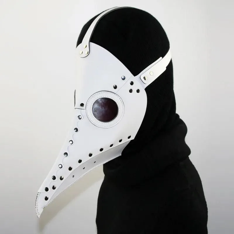 Ansicht 4 — Pestdoktor-Maske – weiß