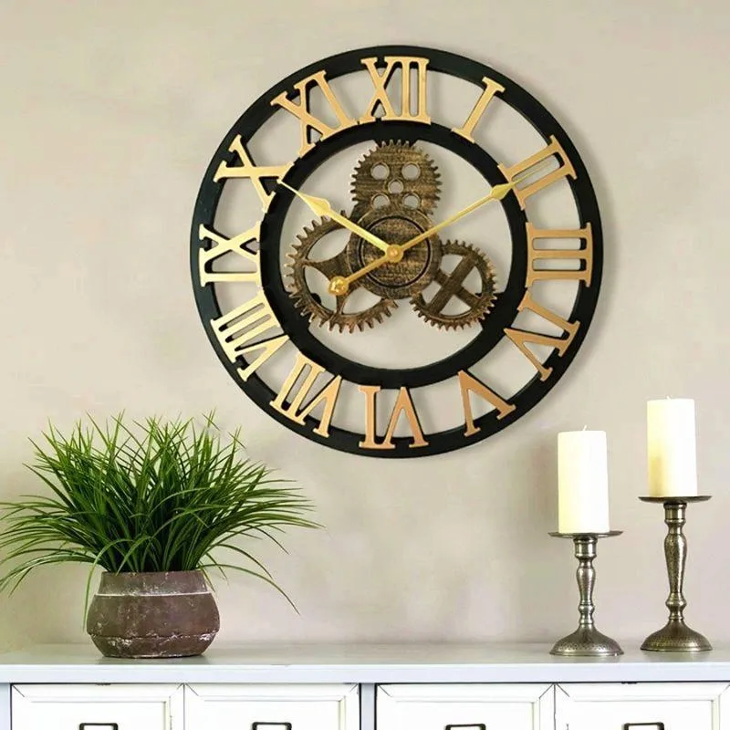 Ansicht 4 — Steampunk-Uhr – Zahnrad – Modell 2