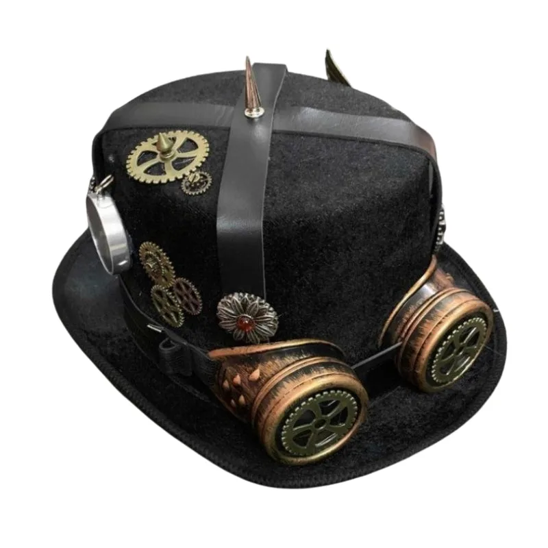 Steampunk-Hut – mit Zierelementen