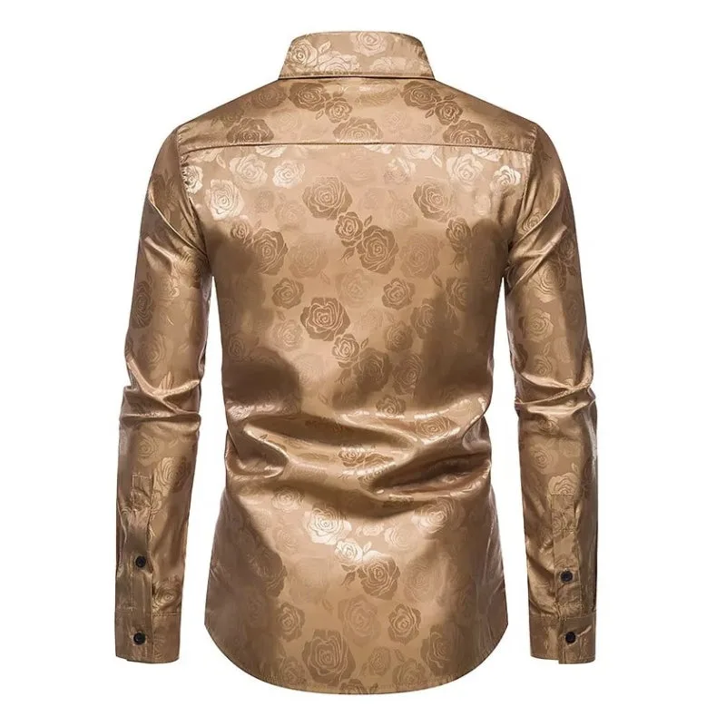 Ansicht 3 — Hemd für Herren – Blume goldfarben