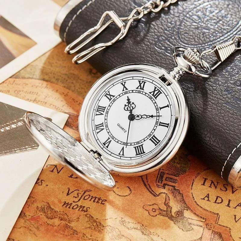 Ansicht 2 — Taschenuhr – silberfarben antik-look