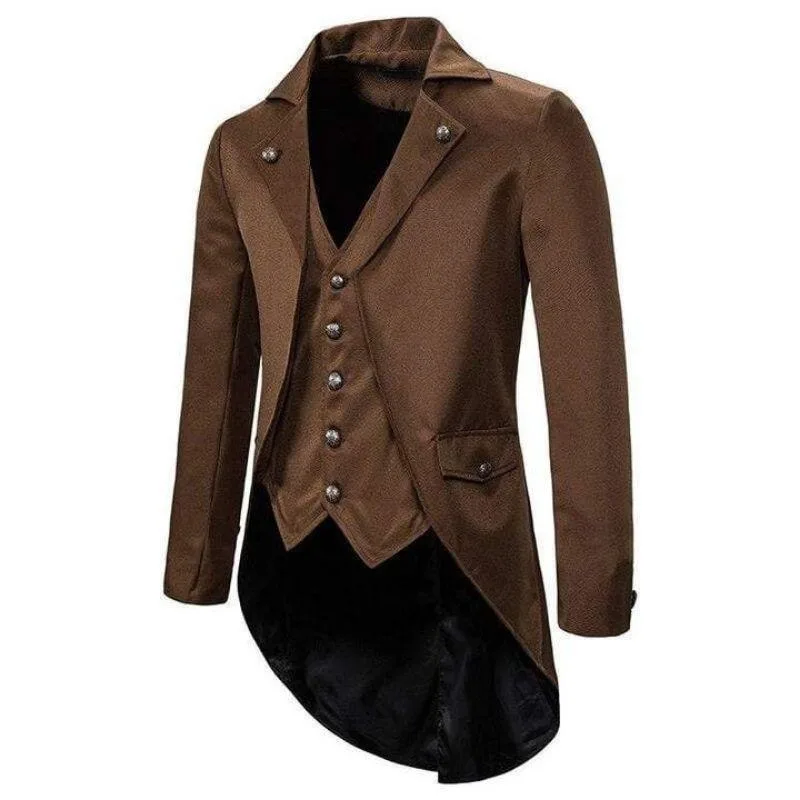 Ansicht 2 — Steampunk-Jacke für Herren – Gehrock