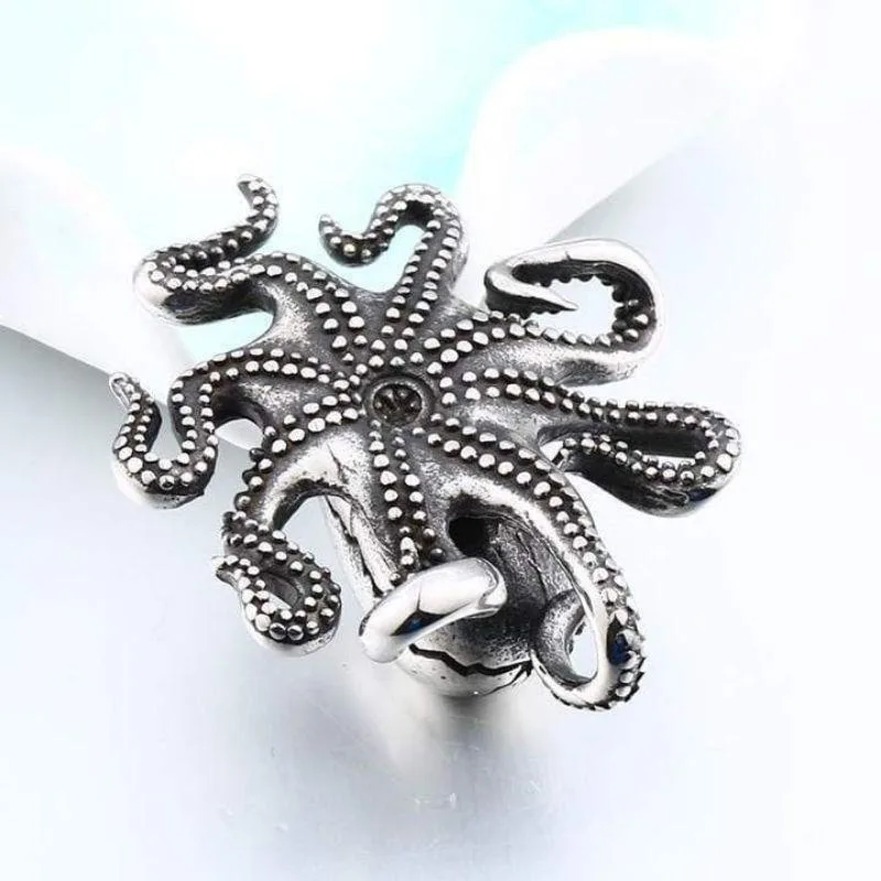 Ansicht 2 — Steampunk-Anhänger – Oktopus