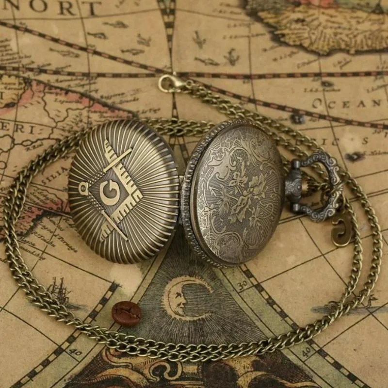 Ansicht 4 — Taschenuhr – Freimaurer-Motiv