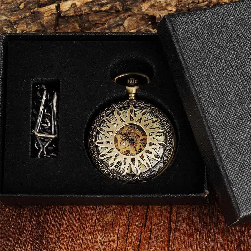 Ansicht 8 — Steampunk-Taschenuhr – Sonne