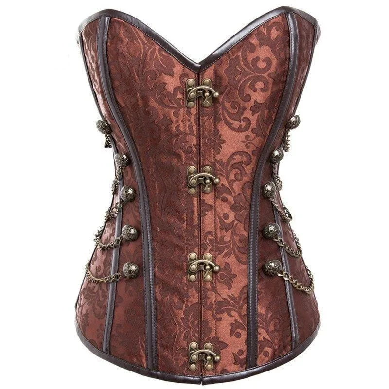 Steampunk-Korsett – braun