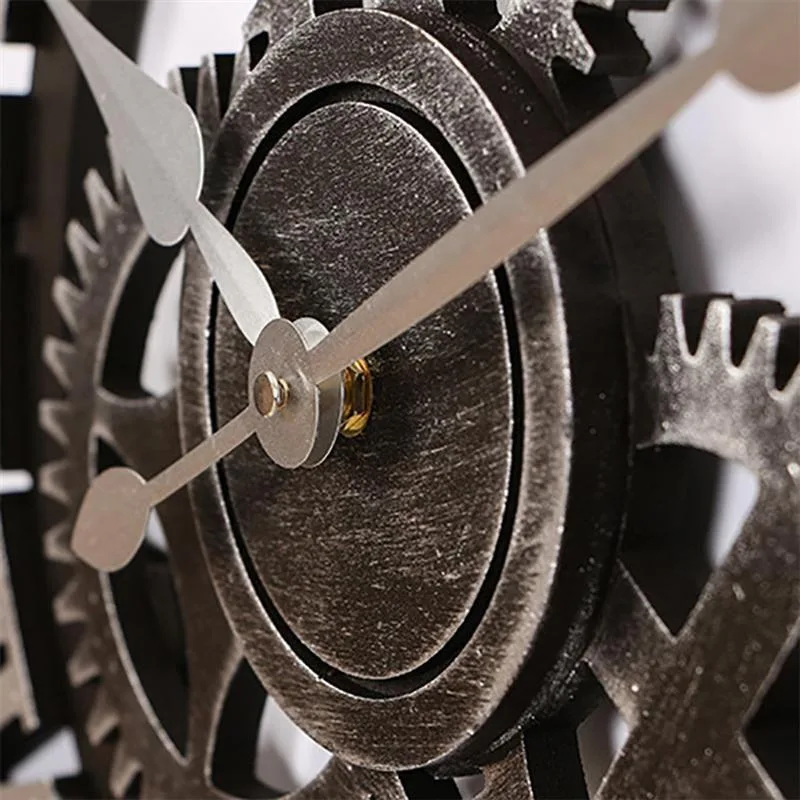 Ansicht 4 — Steampunk-Wanduhr