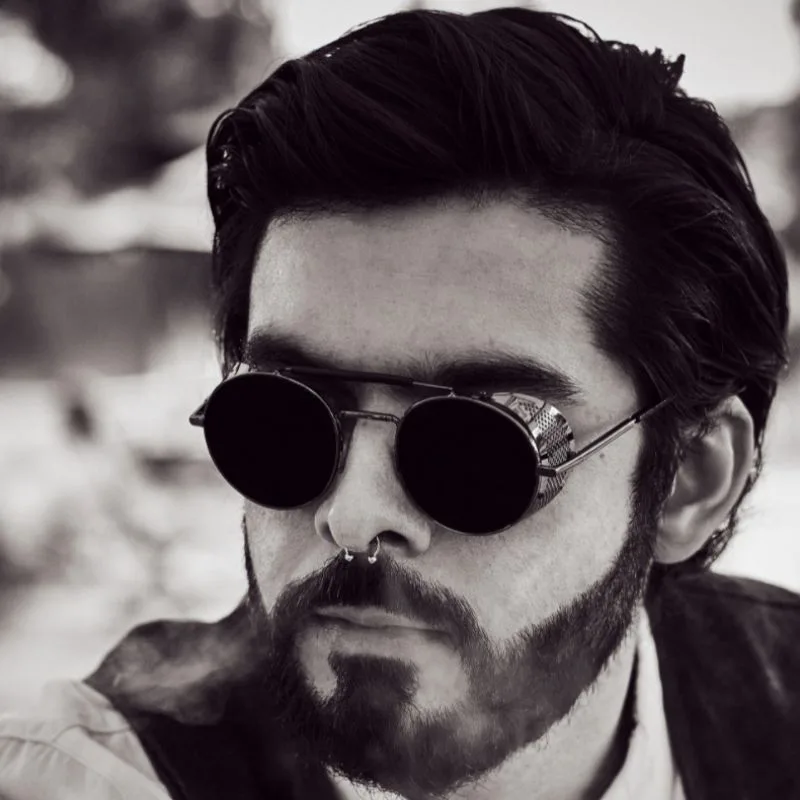 Ansicht 7 — Steampunk-Sonnenbrille – rund