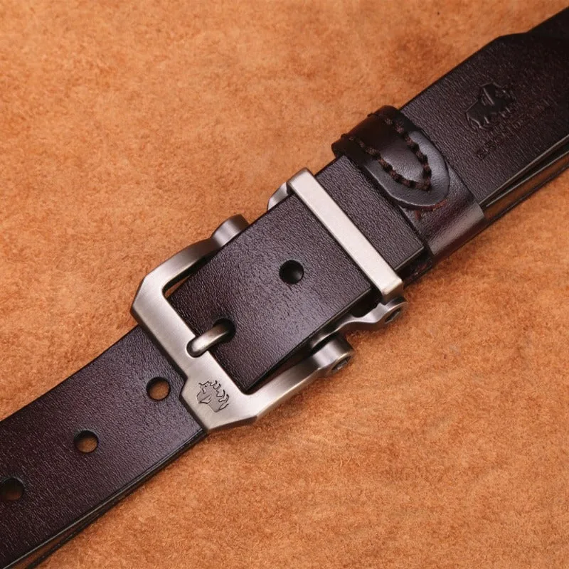 Ansicht 2 — Steampunk-Gürtel für Herren – Leder