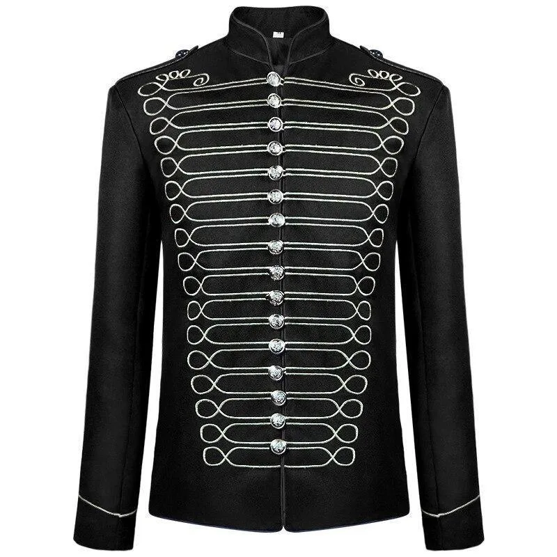 Ansicht 3 — Steampunk-Jacke – Offiziersstil