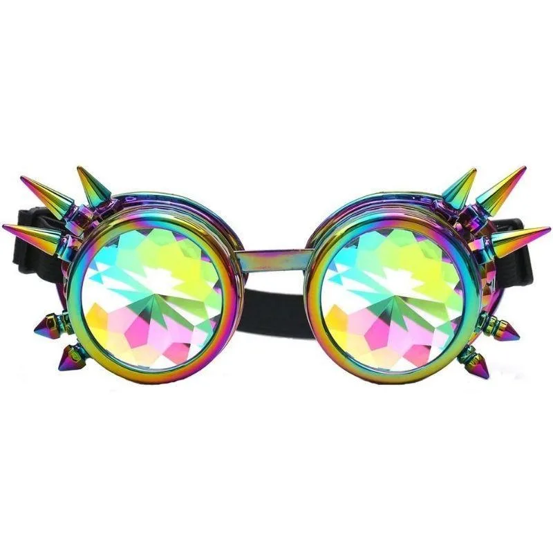 Ansicht 4 — Steampunk-Kaleidoskopbrille – mit Nieten