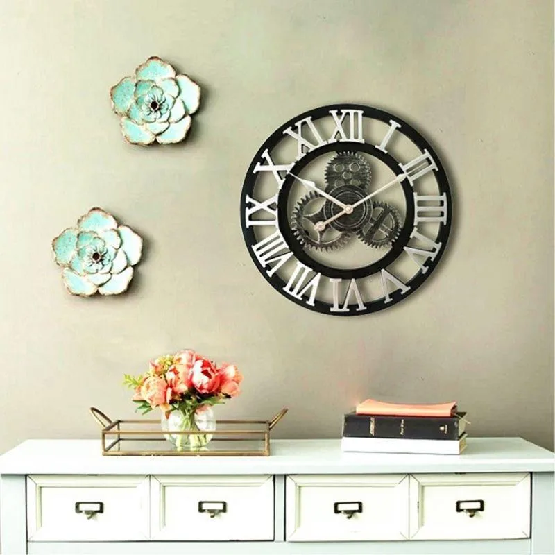 Ansicht 3 — Steampunk-Uhr – Zahnrad – Modell 2