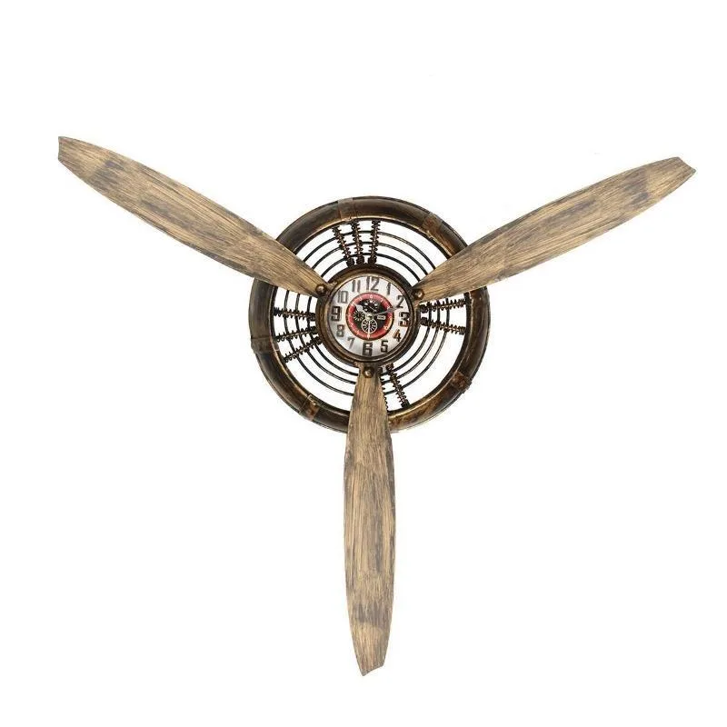 Steampunk-Uhr – Flugzeugpropeller