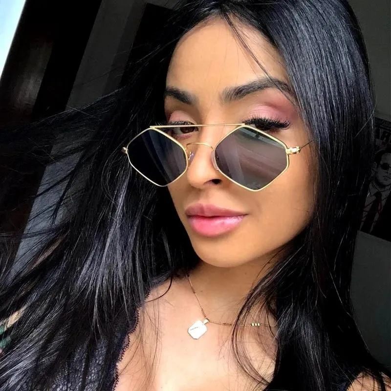 Ansicht 2 — Sonnenbrille für Damen – Sechseckig