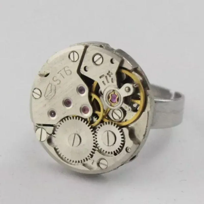 Ansicht 2 — Steampunk-Ring – mechanisch