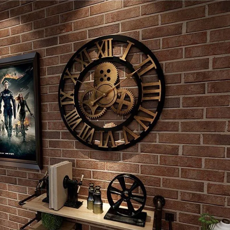Ansicht 5 — Steampunk-Wanduhr