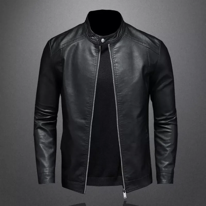 Ansicht 5 — Jacke für Herren – Biker PU-Kunstleder