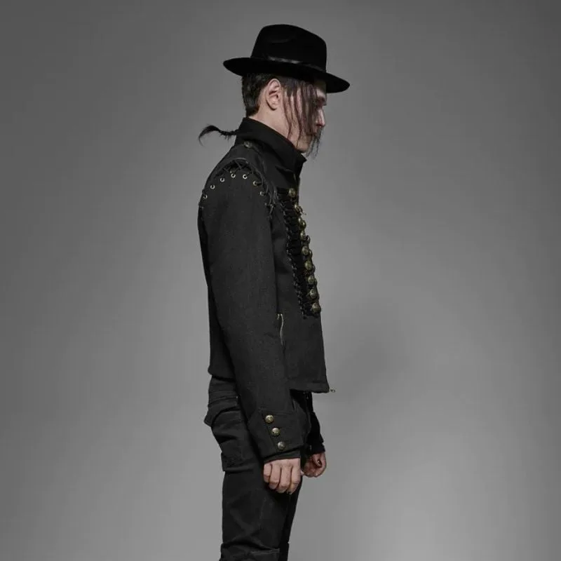 Ansicht 5 — Jacke für Herren – Gothic Militärstil Offiziersstil