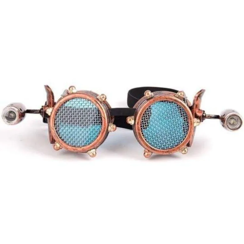 Steampunk-Brille – Kupferfarben