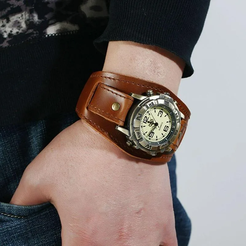 Ansicht 2 — Steampunk-Armbanduhr für Herren