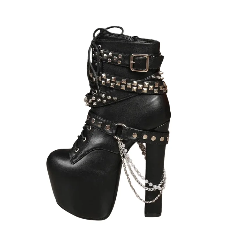 Steampunk-Stiefeletten – Gothic