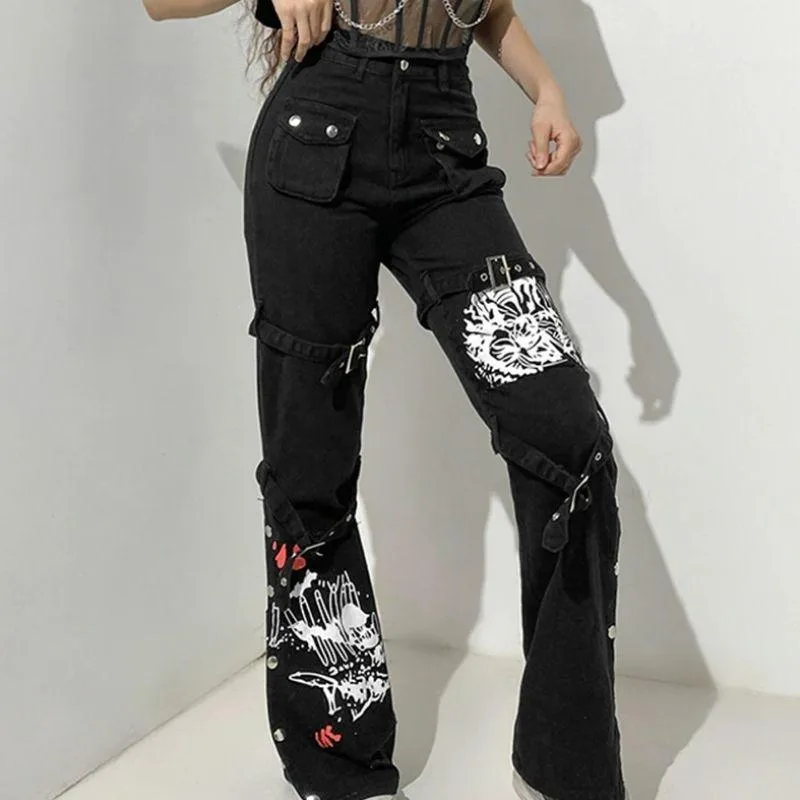 Ansicht 2 — Steampunk-Hose – Cyber Gothic