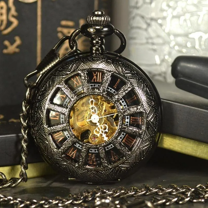 Steampunk-Taschenuhr – Black Persona