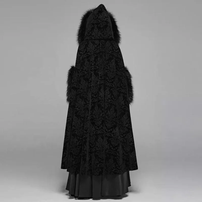 Ansicht 4 — Cape-Mantel für Damen – Gothic