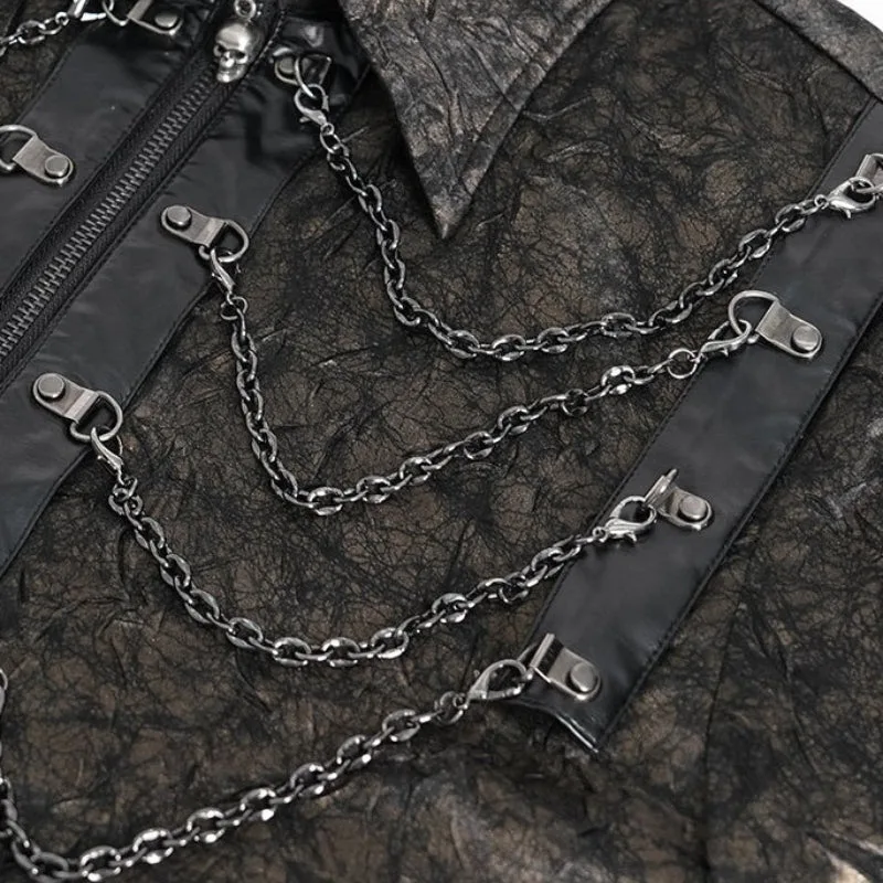 Ansicht 3 — Steampunk-Hemd – braun