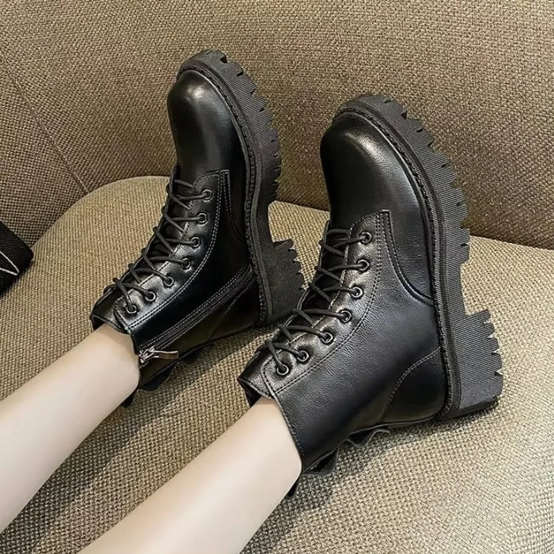 Ansicht 2 — Stiefeletten für Damen – Militärstil