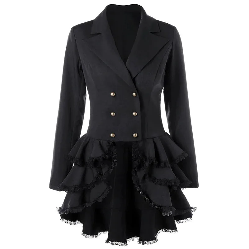Jacke für Damen – Gehrock schwarz Jacke für Damen – Gehrock schwarz