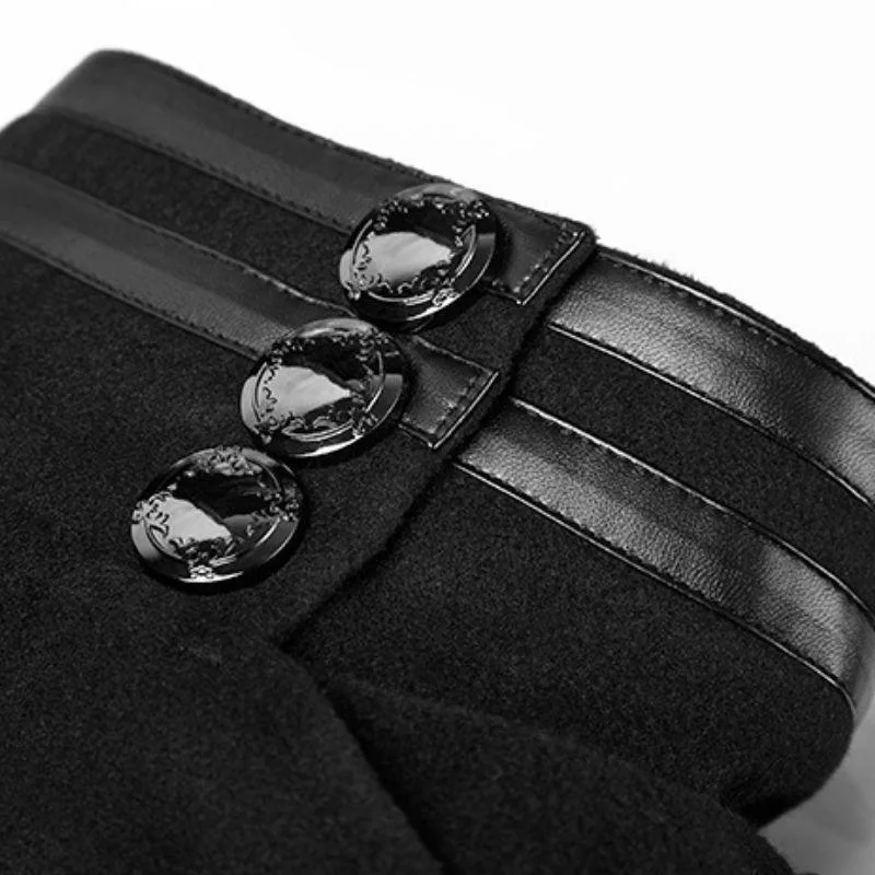 Ansicht 8 — Mantel für Damen – lang schwarz Gothic