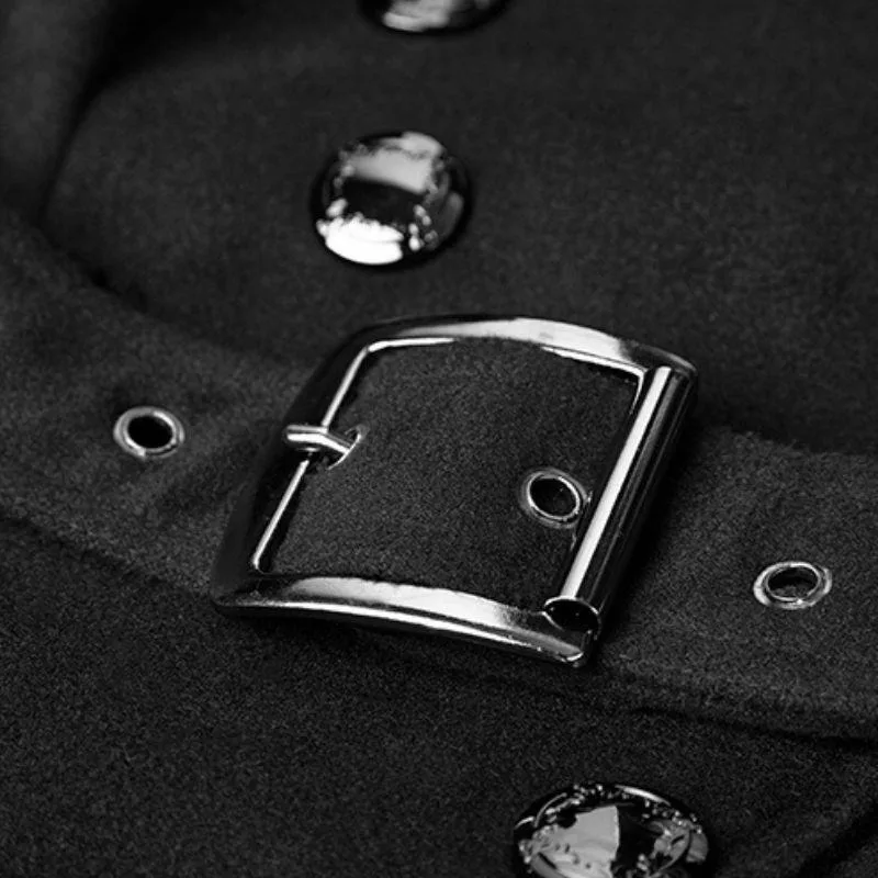 Ansicht 9 — Mantel für Damen – lang schwarz Gothic