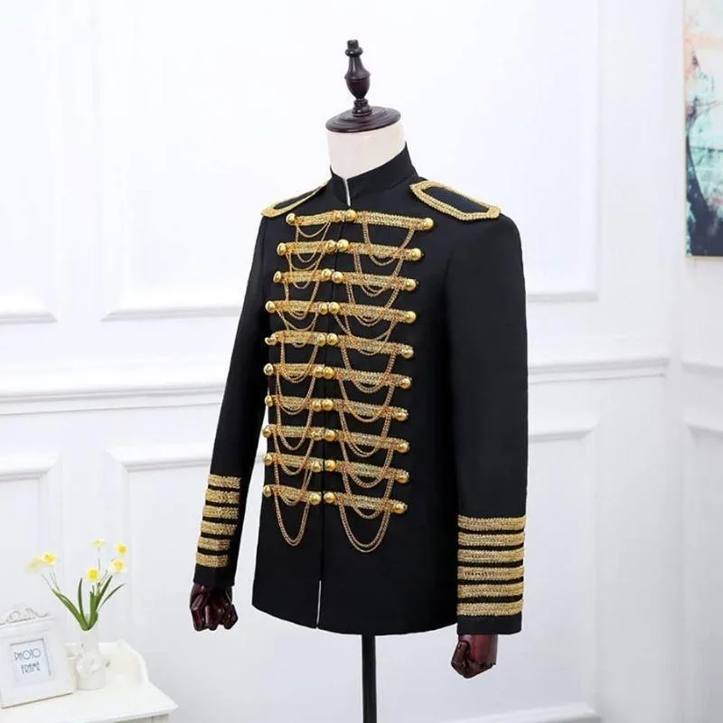 Ansicht 3 — Steampunk-Jacke – Militärstil