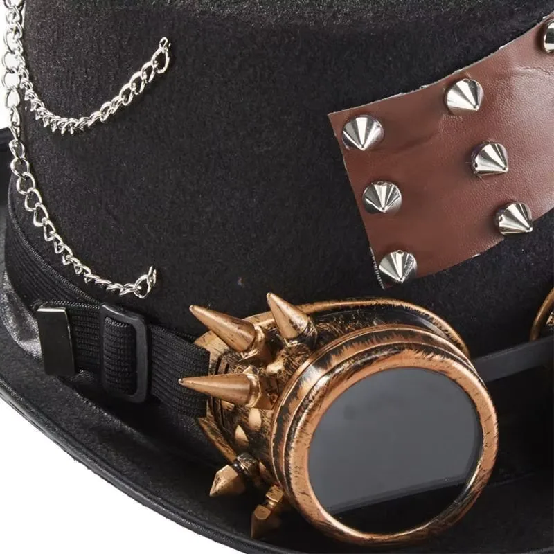 Ansicht 3 — Steampunk-Hut – Zahnrad