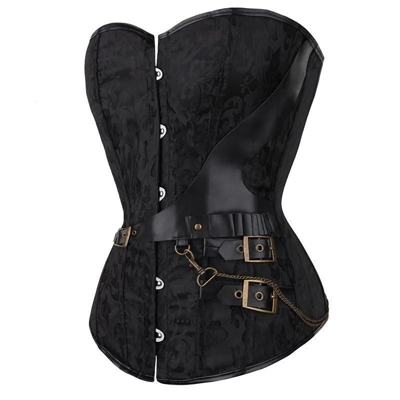 Ansicht 5 — Steampunk-Korsett – Piratenstil