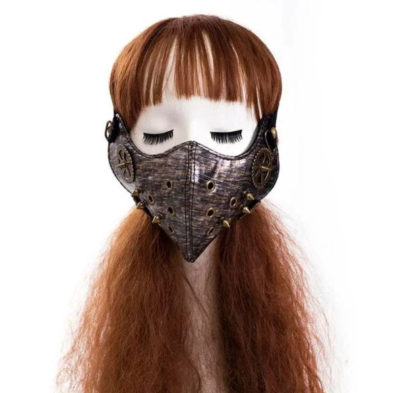 Ansicht 4 — Steampunk-Maske – PU-Kunstleder
