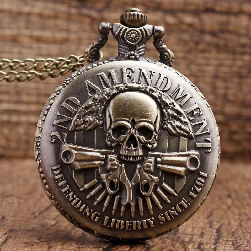 Ansicht 3 — Taschenuhr – Totenkopf