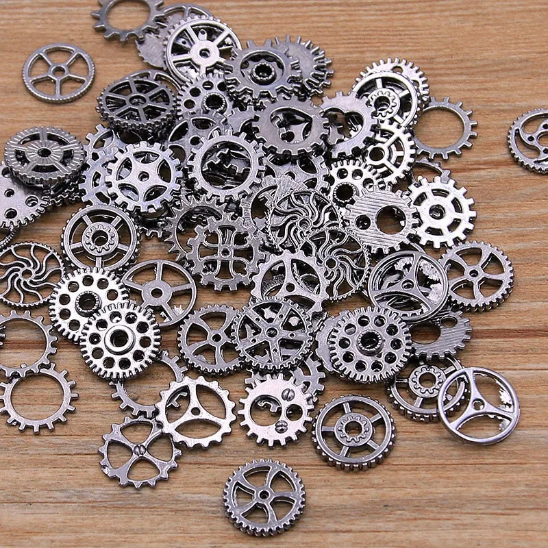 Ansicht 6 — Steampunk-Zahnrad-Set