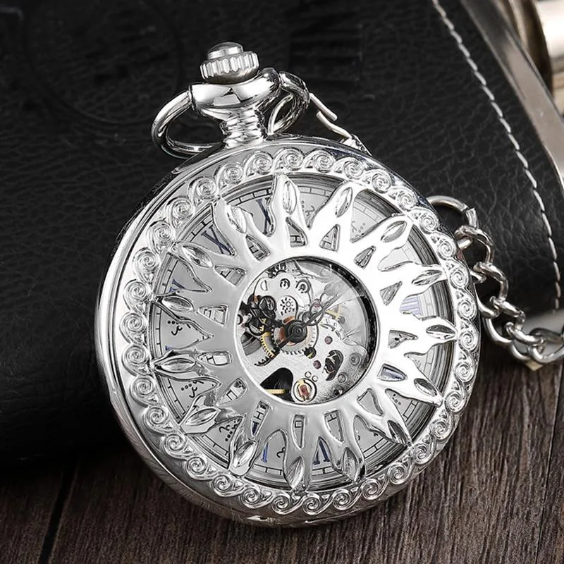 Steampunk-Taschenuhr – Sonne