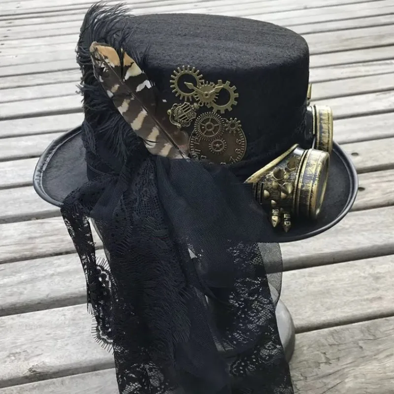 Ansicht 5 — Steampunk-Hut – Spitze