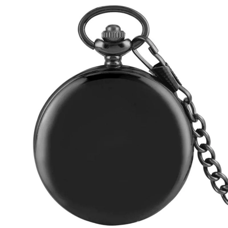 Taschenuhr – Zifferblatt schwarz
