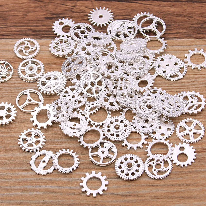 Ansicht 3 — Steampunk-Zahnrad-Set