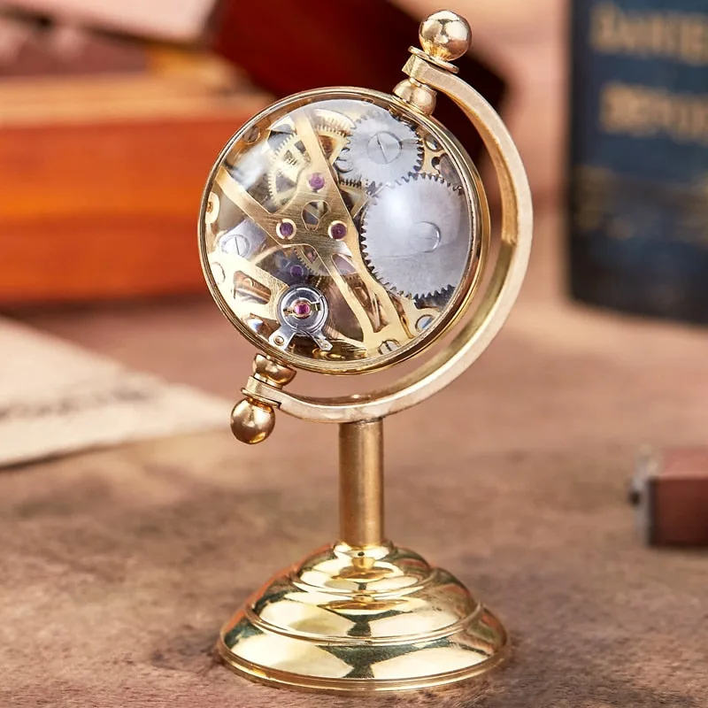 Ansicht 2 — Steampunk-Tischuhr – Schreibtisch mechanisch
