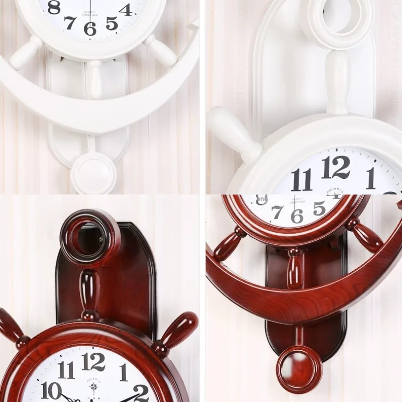 Ansicht 5 — Steampunk-Uhr – Steuerrad