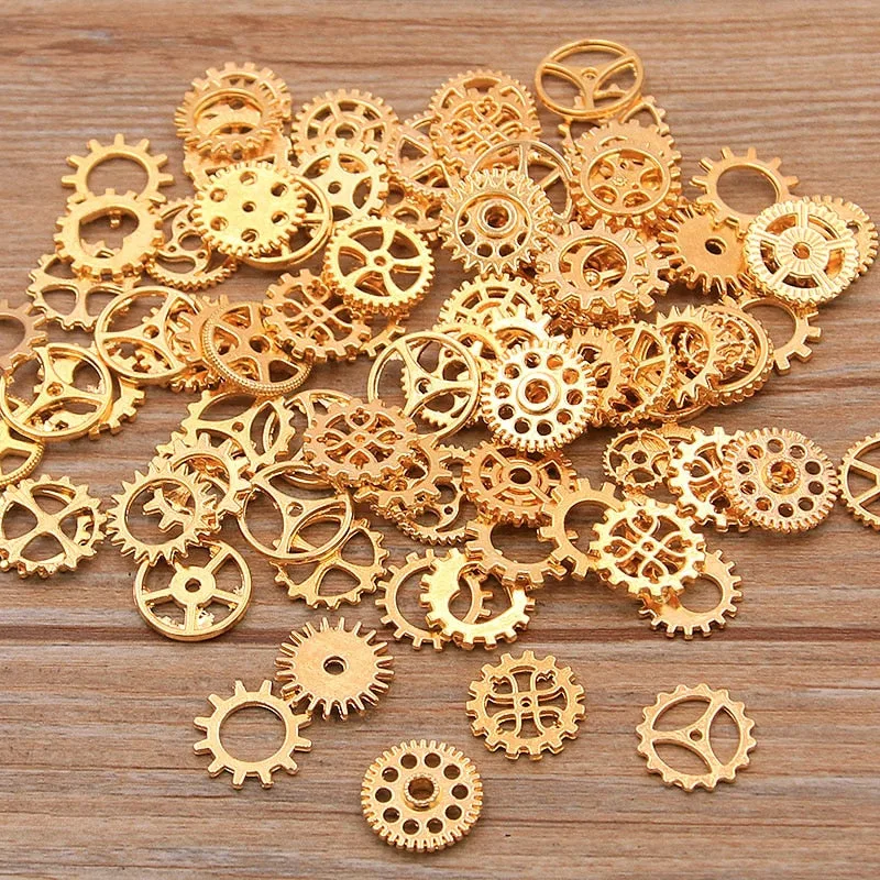 Ansicht 7 — Steampunk-Zahnrad-Set