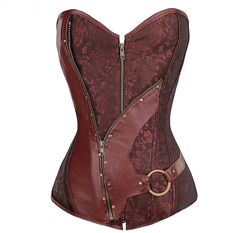 Steampunk-Korsett – Vintage braun