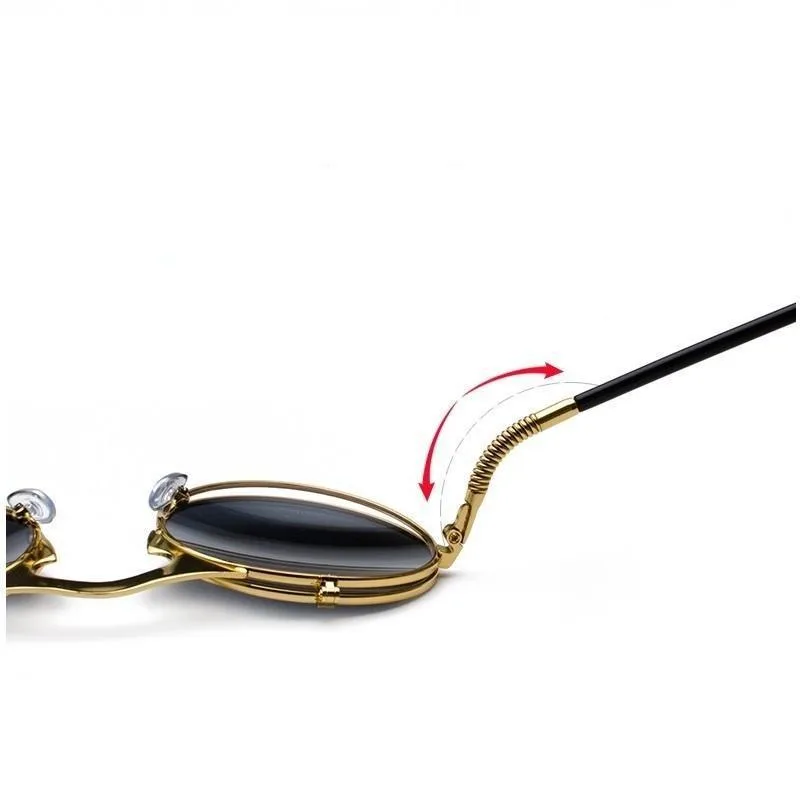 Ansicht 3 — Steampunk-Brille – Doppelte Gläser