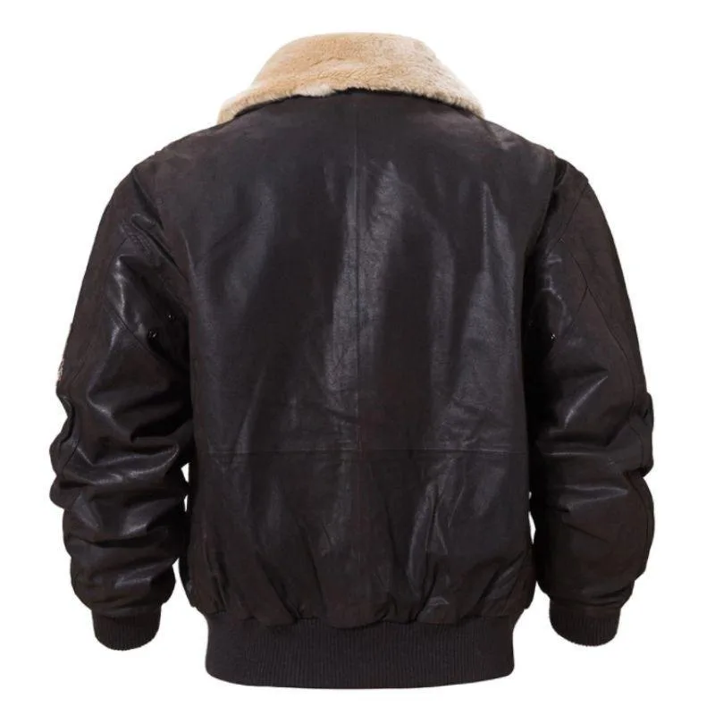 Ansicht 12 — Steampunk-Jacke – Fliegerstil aus Leder